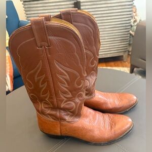 Nocona Boots Brown Cowboy Boots Men's Size 13 D